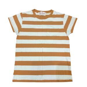 Levi’s Vintage Clothing 1950s Sportswear Tee in Rust Stripe Size Small